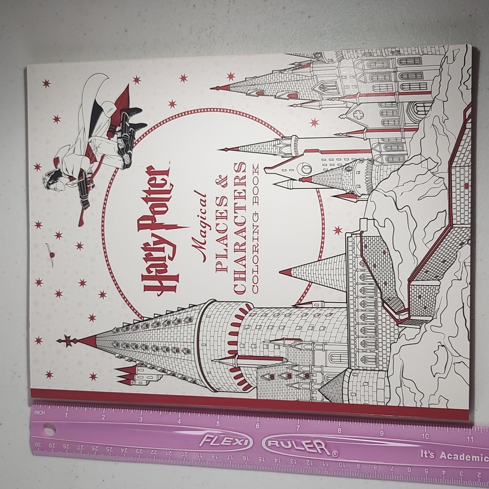 Harry Potter Magical Places & Characters Coloring Book, 78 Pictures,Movie Stills